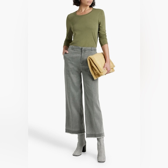 ATM ANTHONY THOMAS MELILLO
Cropped cotton-blend twill wide-leg pants - Picture 2 of 4